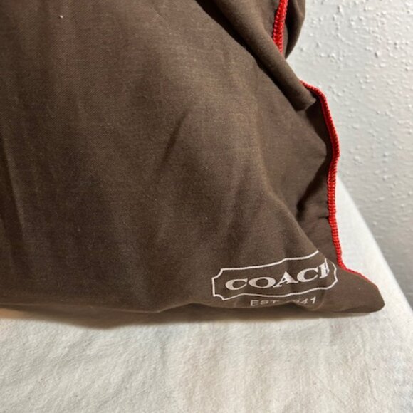 Coach Black Signature C Logo XL Ergo Shoulder Tote Bag Purse Handbag - Picture 6 of 6